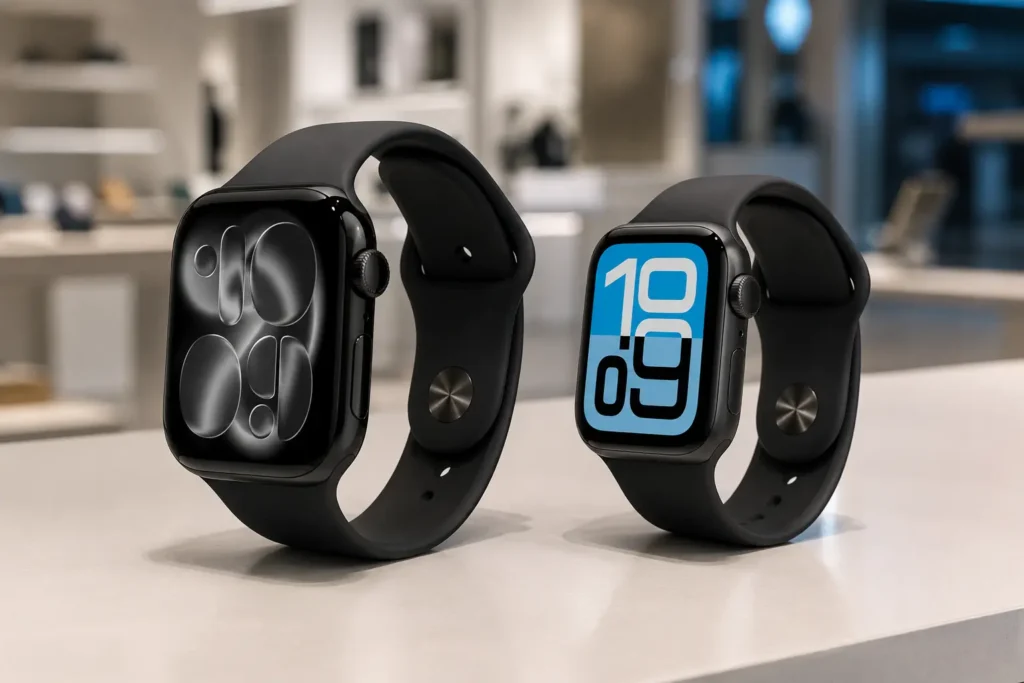 Apple Watch SE 3 resolve bem o dia a dia; o Series 11 é para quem vai usar ECG e métricas de treino