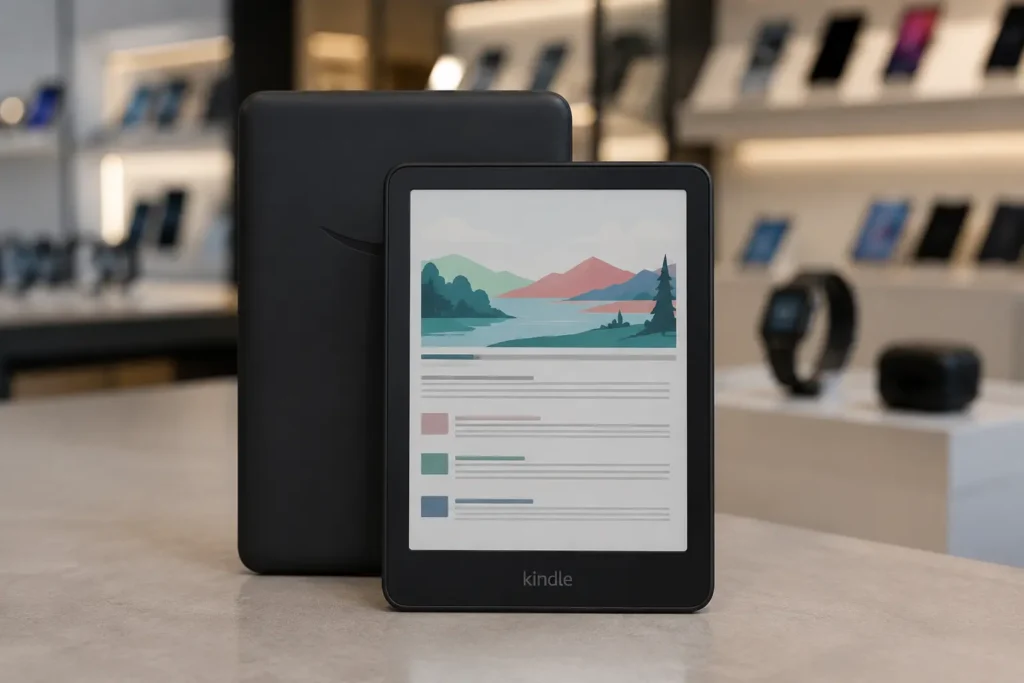 Kindle Colorsoft e Paperwhite: três telas para três perfis de leitura