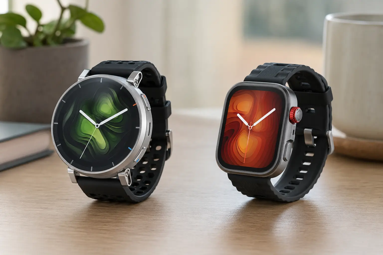 Huawei Watch Fit 4 Pro ou Amazfit Active 3: mapas ou titânio