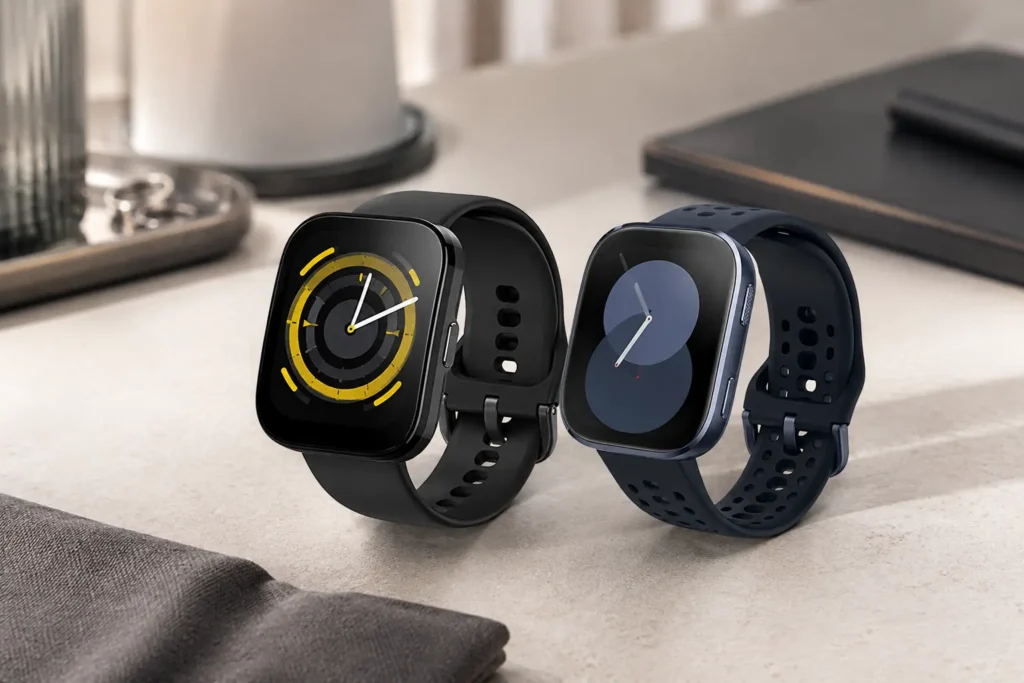 Amazfit Bip 6 e Bip 5 atendem perfis diferentes de smartwatch