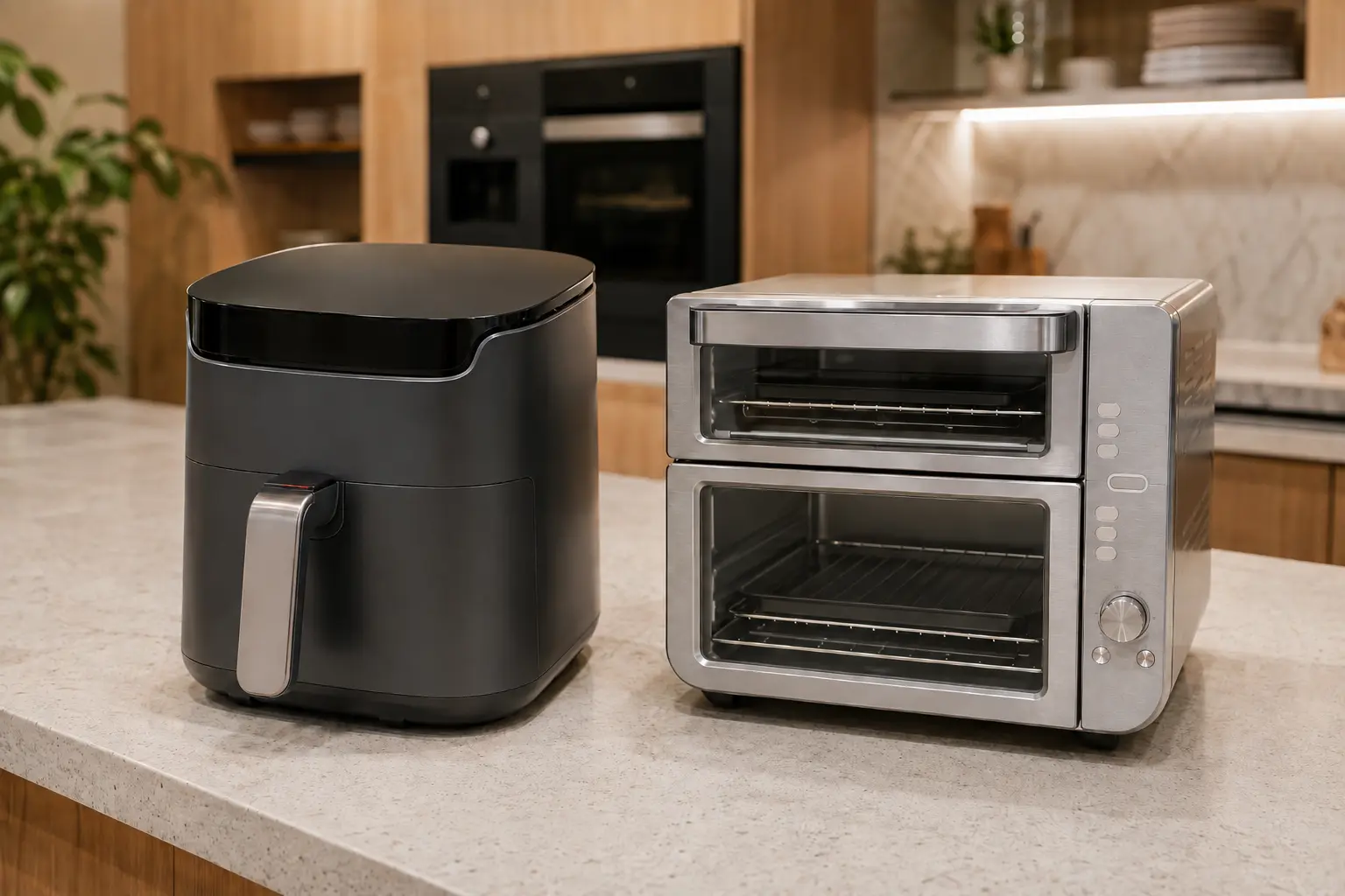 Air fryer 5,8L ou Ninja Double Stack XL: simplicidade ou versatilidade