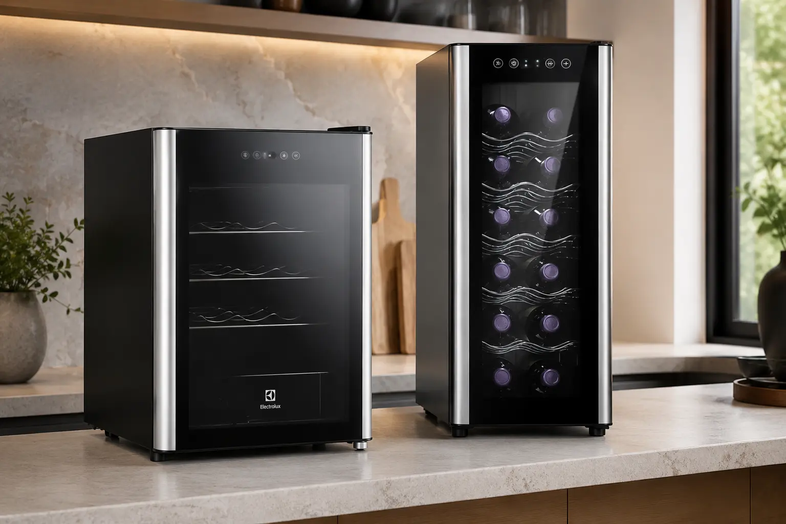 Adega Electrolux 12 ou 24 garrafas: espaço muda a escolha