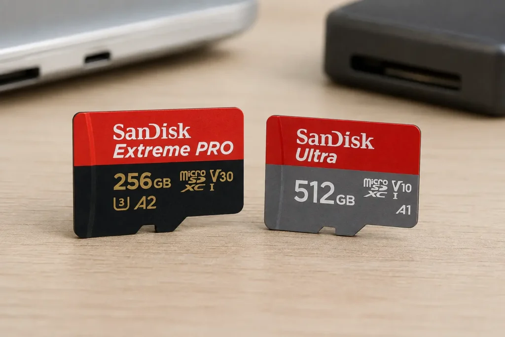 SanDisk Extreme PRO 256GB ou Ultra 512GB: velocidade ou espaço