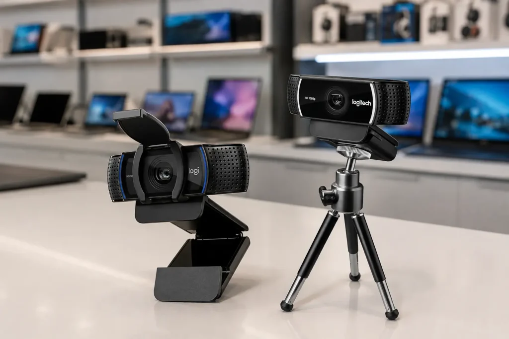 Logitech C922 Pro ou C920s: streaming e chamadas têm focos diferentes
