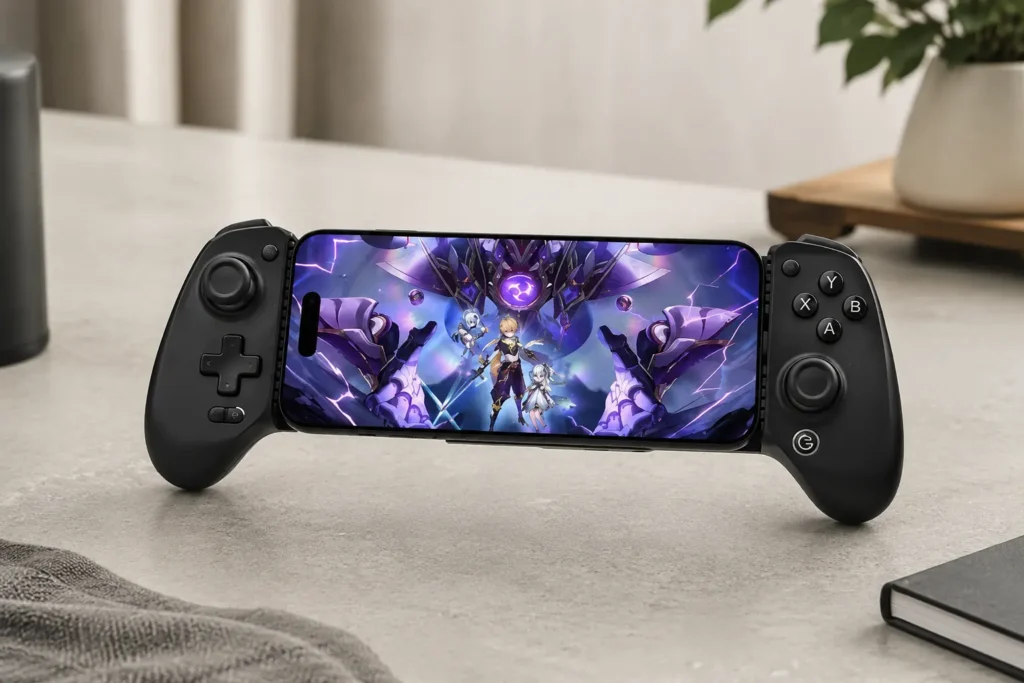 X5 Lite ou gamepad tradicional: celular acoplado ou multiplataforma