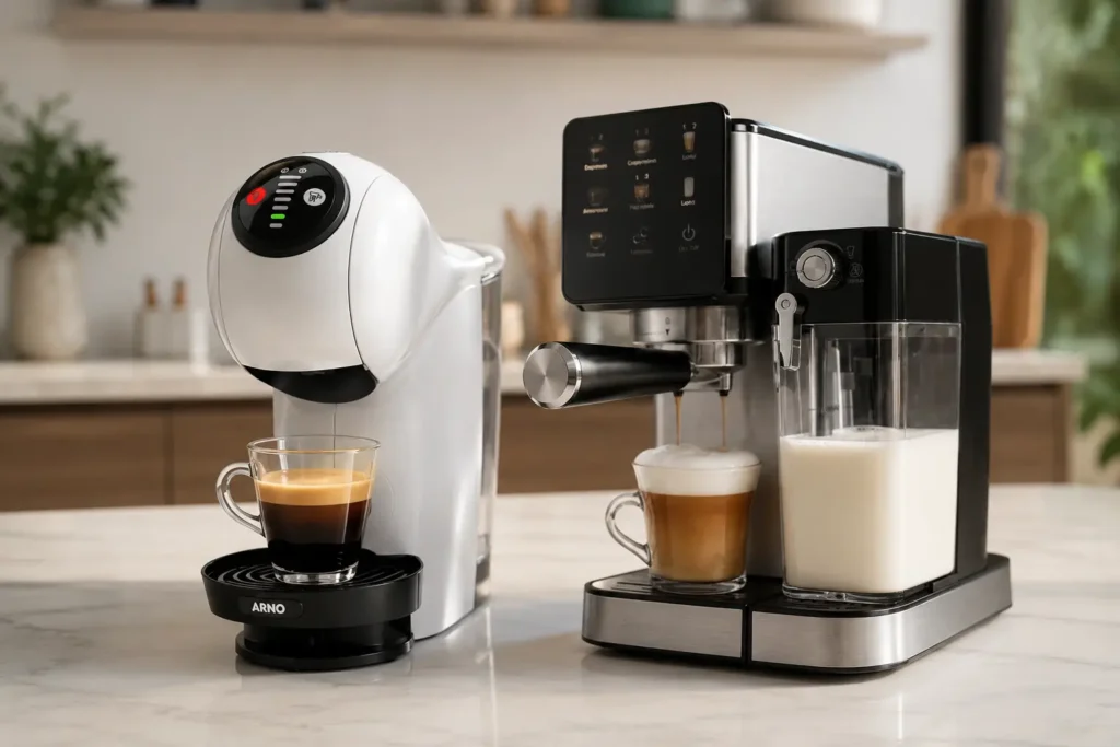 Genio S ou Dolce Latte: cápsulas simples ou café com mais opções