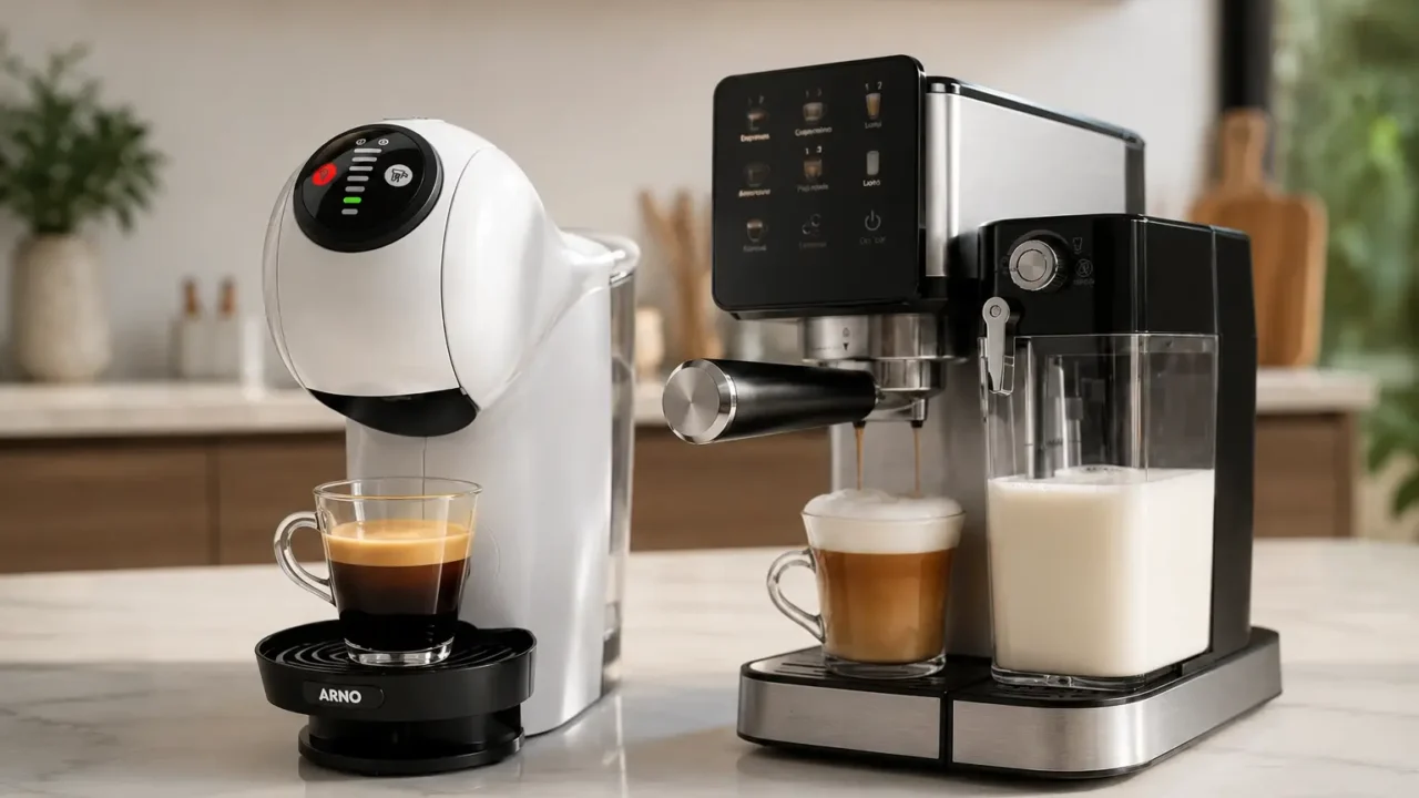 Genio S ou Dolce Latte: cápsulas simples ou café com mais opções