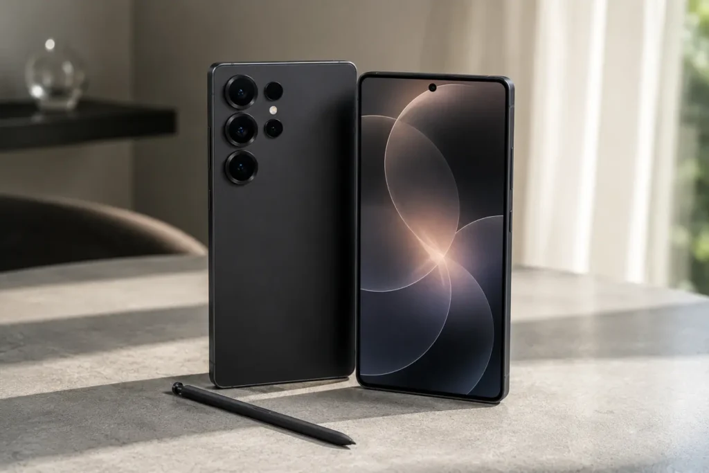 Galaxy S26 Ultra ou iPhone 17e: a escolha começa pelo nível de aparelho