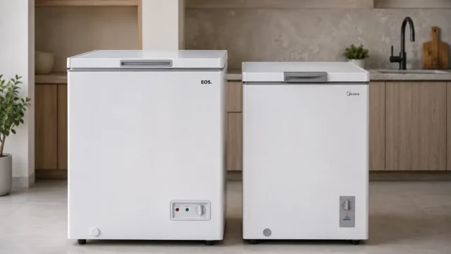 Eos ou Midea Inverter: dois freezers de 100L quase no mesmo preço, funções diferentes