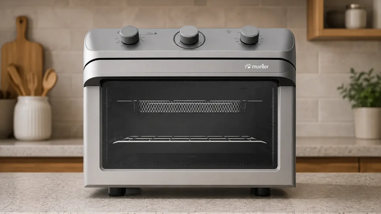 Air Forno Mueller 35L: Prata ou Preto mudam só a cor