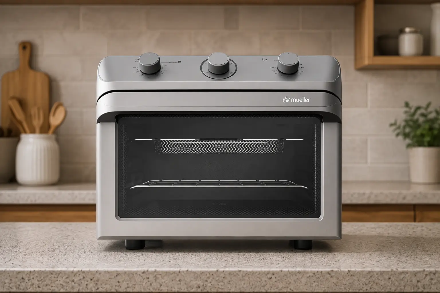 Air Forno Mueller 35L: Prata ou Preto mudam só a cor