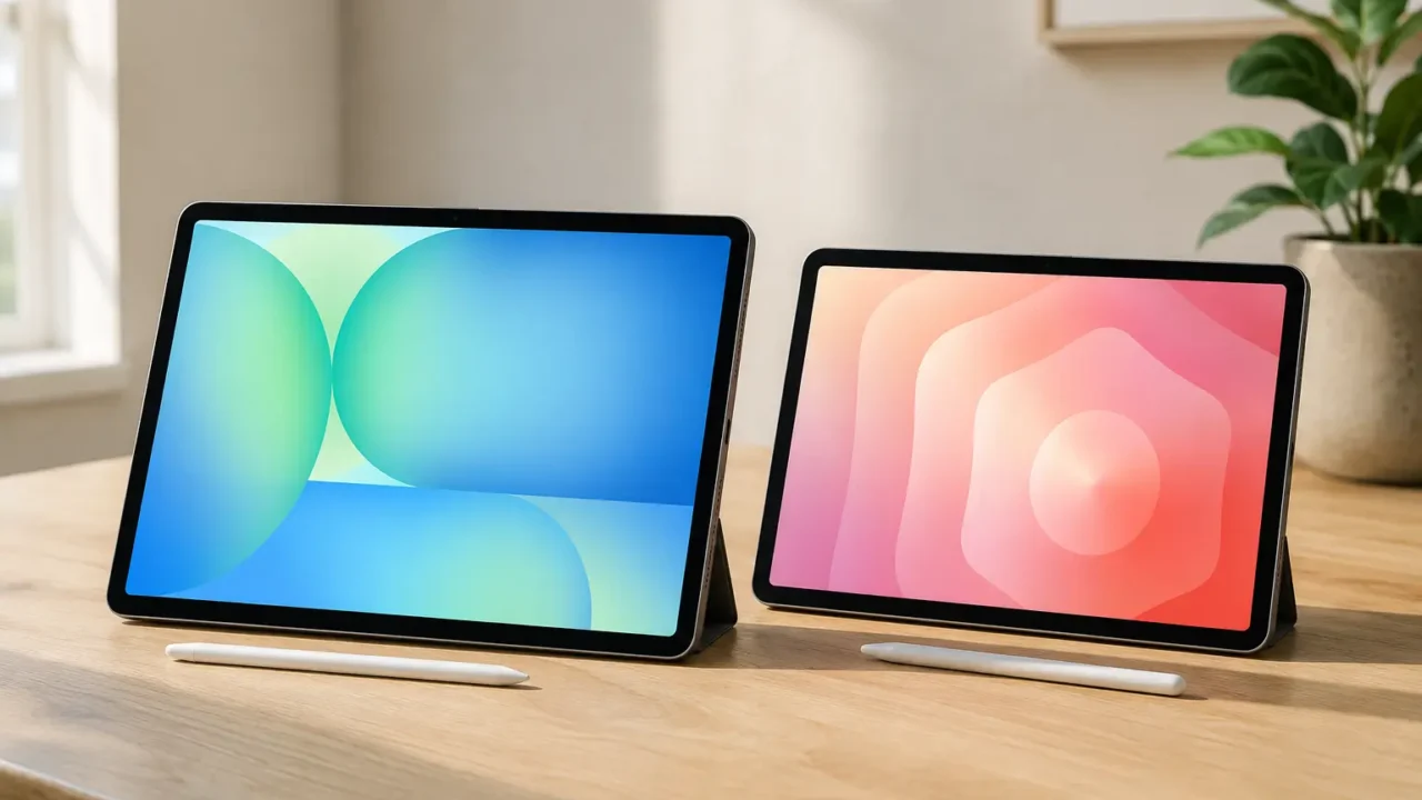 Tab S10 FE ou Tab S11: 5G e armazenamento definem a escolha