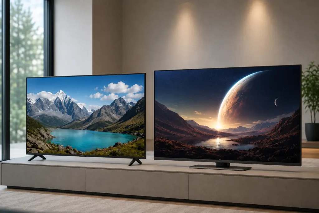 Samsung Q7F 50” ou TCL 55”: a diferença está em imagem e sistema
