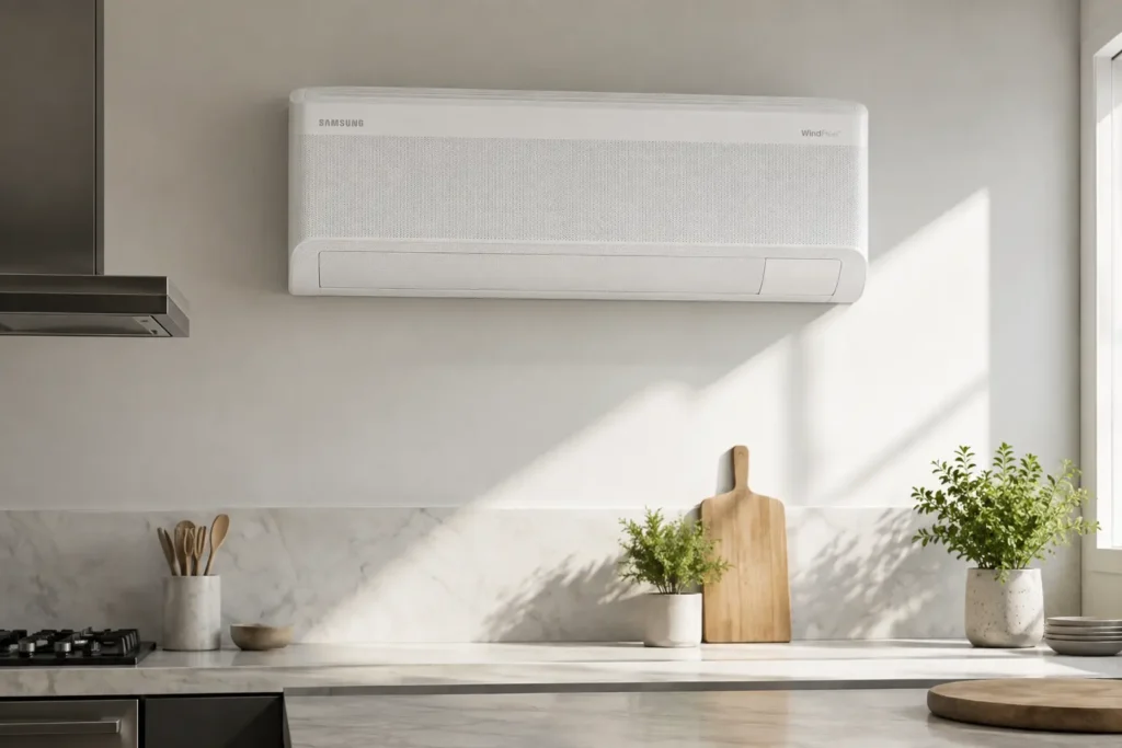 12.000 BTUs iguais, mas WindFree e quente/frio atendem perfis distintos