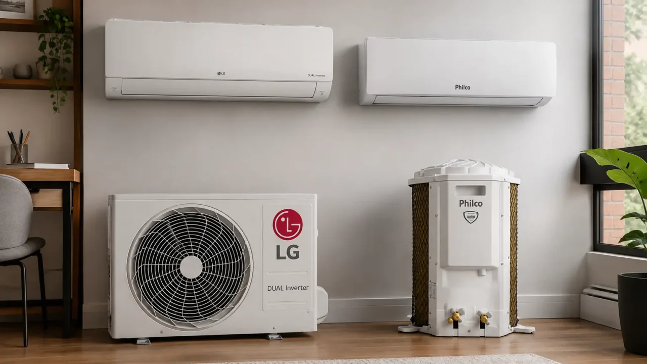 LG Dual Voice AI ou Philco PAC12QI: conectividade muda a escolha