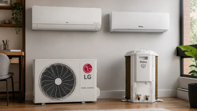 LG Dual Voice AI ou Philco PAC12QI: conectividade muda a escolha