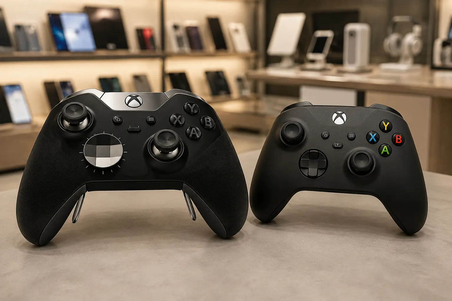 Controle Xbox comum ou Elite Series 2: perfis mudam a escolha