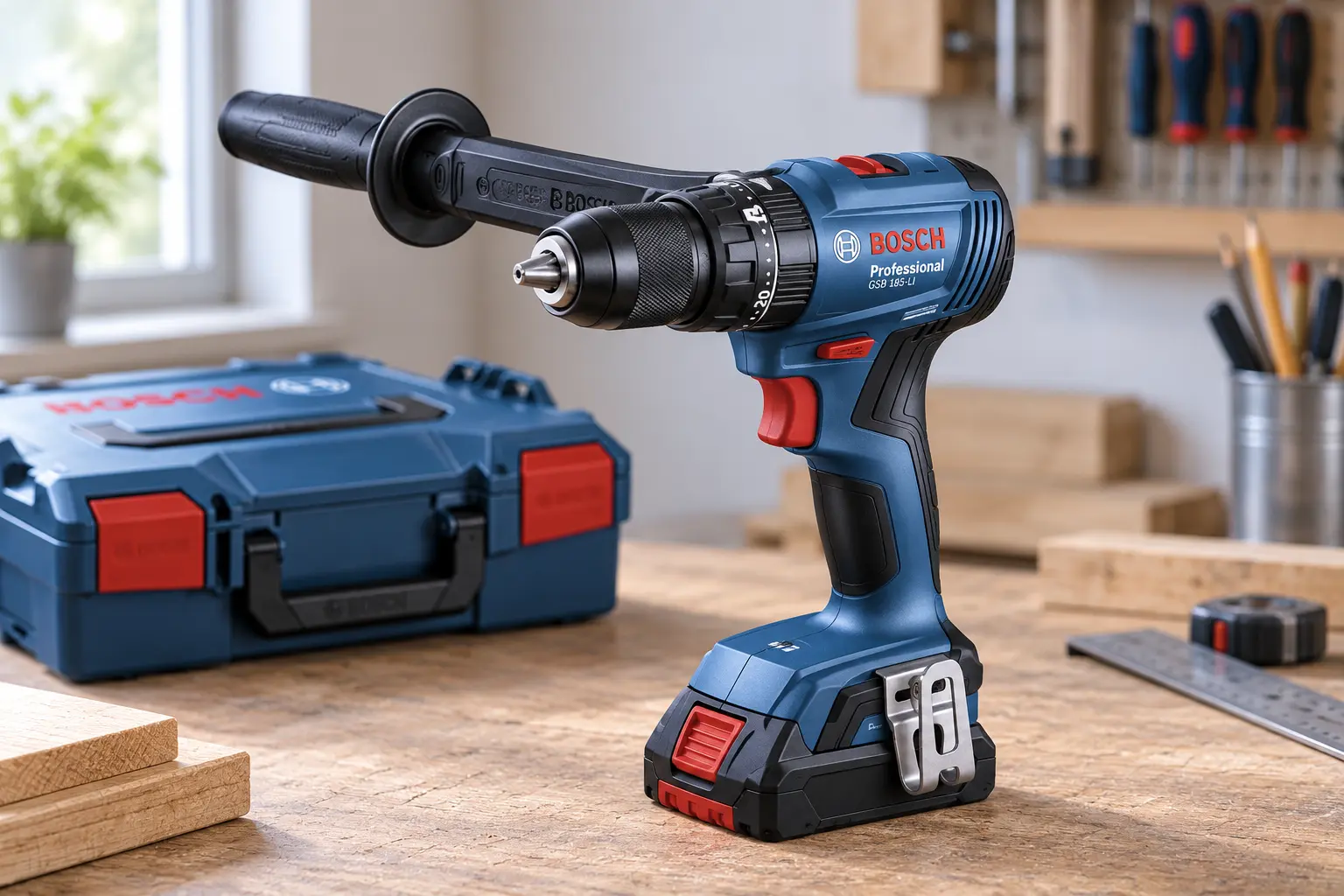 Bosch GSB 185-LI fica no meio entre compacta e alta potência