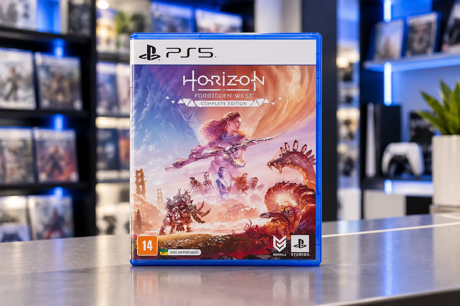 Horizon Forbidden West: Complete Edition é jogo; guia é complemento