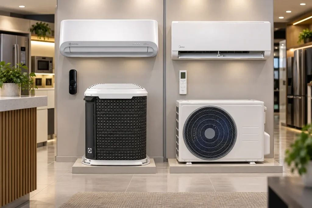 Para quem quer 12.000 BTUs, Electrolux foca filtragem e Midea, IA