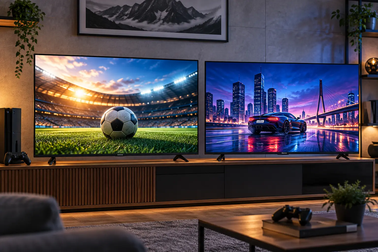 Samsung U8600F ou Hisense 55Q7QG: ecossistema smart ou foco gamer
