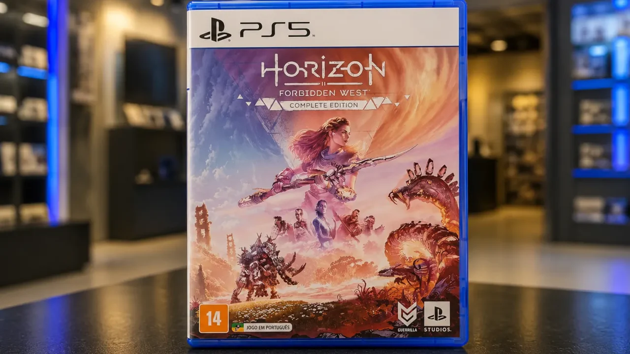 Horizon Forbidden West: Complete Edition é jogo, Strategy Guide é livro