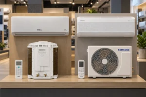 Philco PAC12FC é mais direto; Samsung WindFree AI aposta em automação