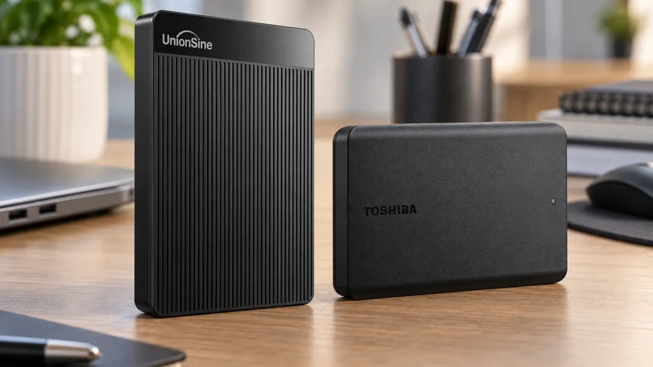 UnionSine 500GB ou Toshiba 1TB: escolha começa pela capacidade