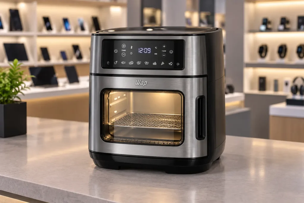 Air fryer oven 12L: o espaço interno pesa mais que a capacidade