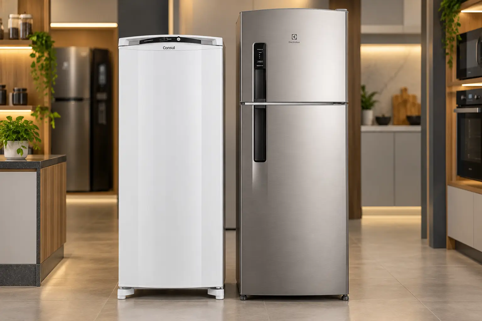 Consul CRB36MB 297L ou Electrolux IF41S 380L: espaço muda a rotina