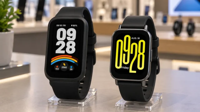 Redmi Watch 5 Active ou Smart Band 9 Active: tela ou formato compacto