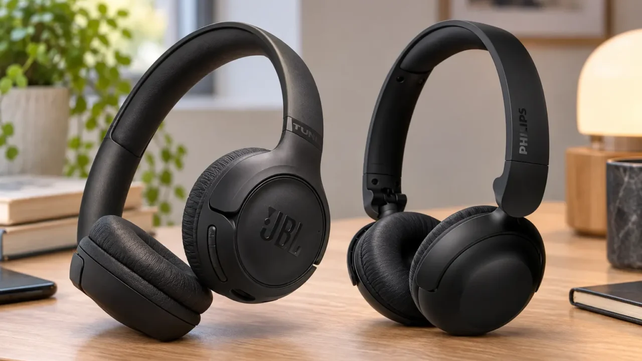 JBL Tune 530BT ou Philips TAH2209: bateria define o perfil de uso