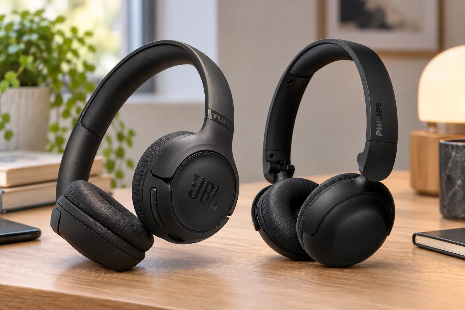JBL Tune 530BT ou Philips TAH2209: bateria define o perfil de uso