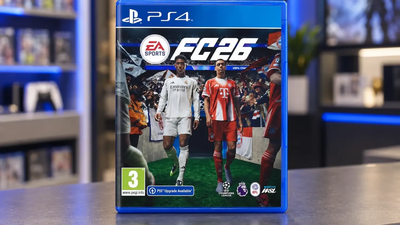 No EA Sports FC 26, PS4 ou Xbox depende da geração do seu console