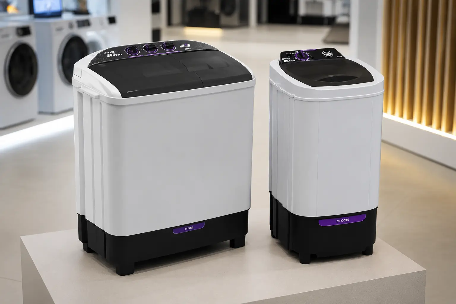 Praxis 10kg ou 2 em 1: a centrifugação muda a rotina
