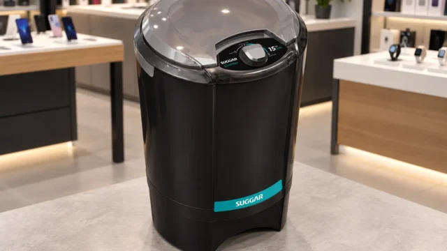 Duas Giromax de 15 kg, mas só uma detalha timer e rotação