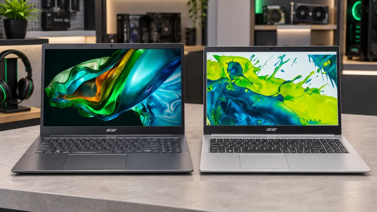 Aspire 5 A515-45 e A515-57: a diferença está na RAM, SSD e tela