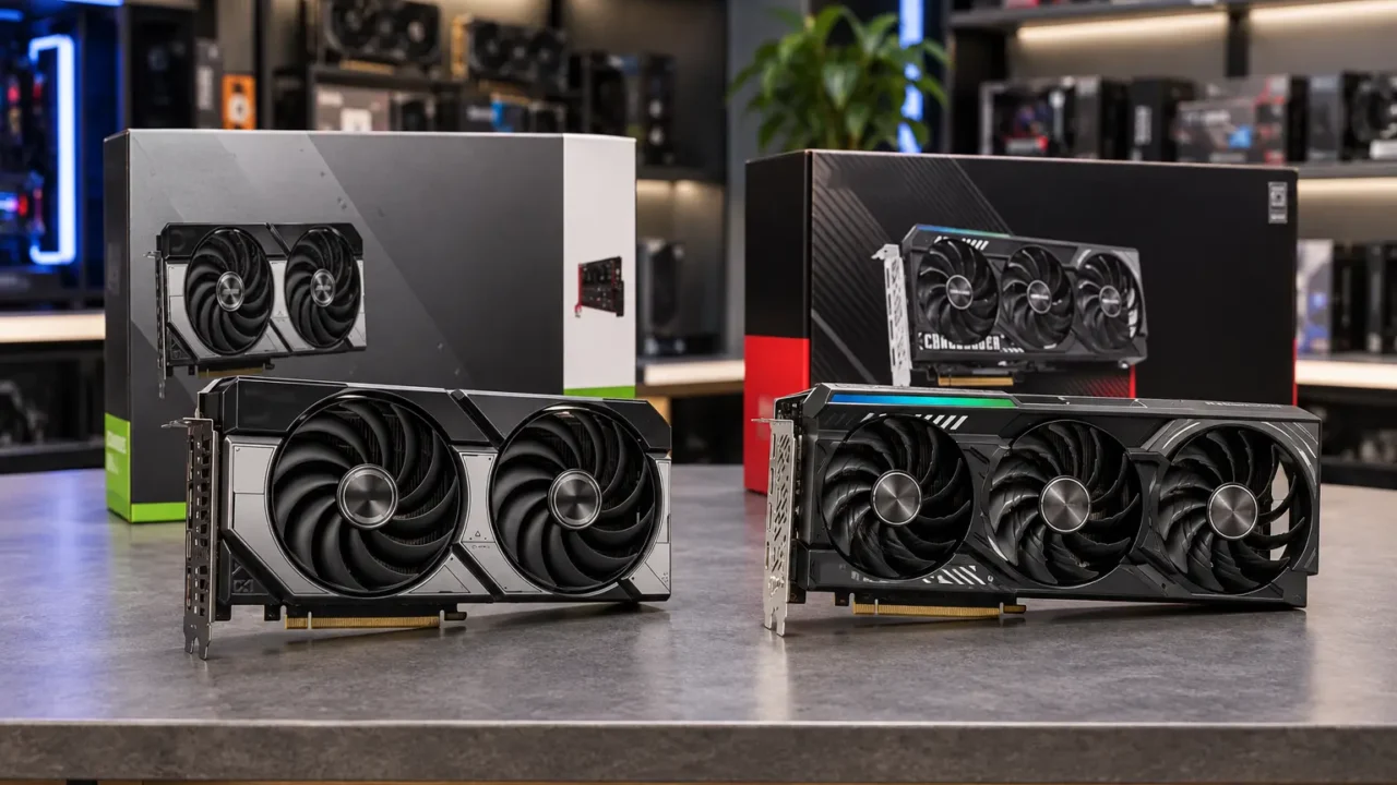 RTX 5070 ou RX 9070 XT: DLSS 4 ou 16 GB de memória