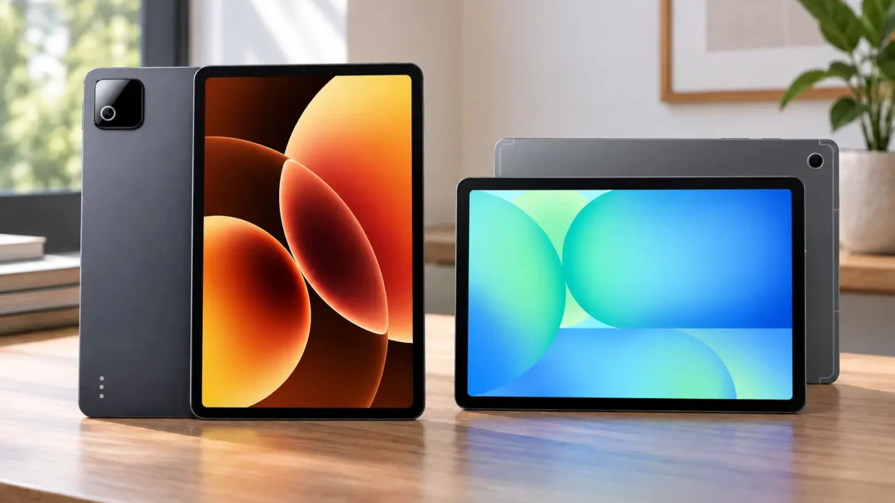 Pad 8 Pro ou Galaxy Tab S10 FE: memória e armazenamento contra tela e IP68