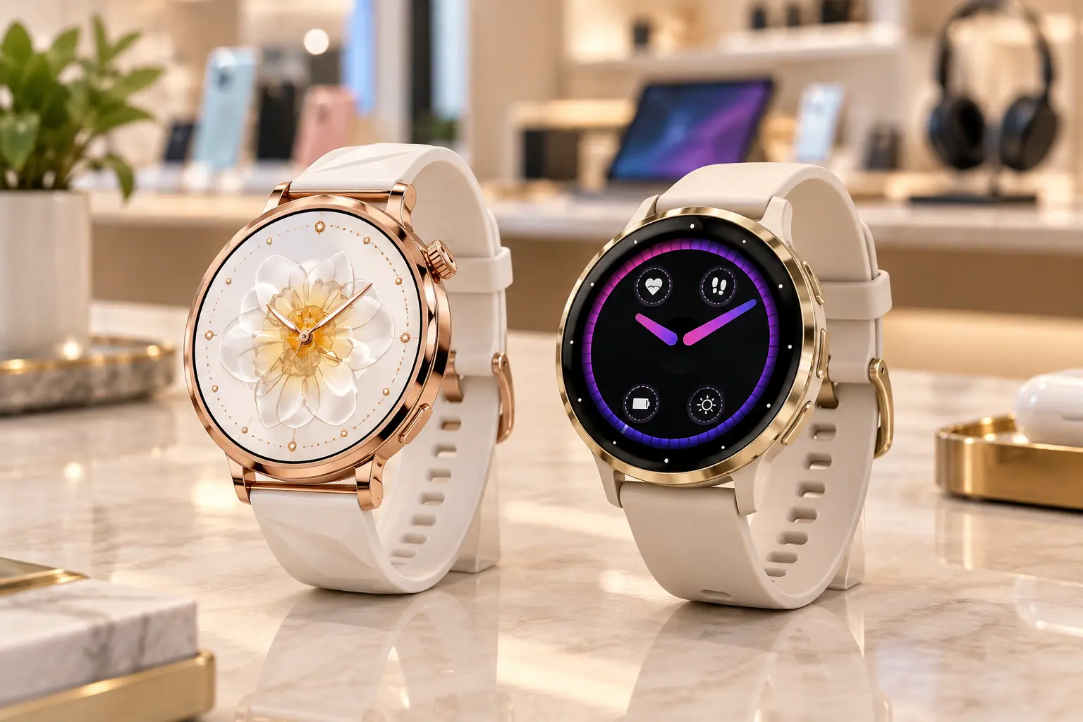AURAFIT ou Garmin Venu 3S: personalização ou GPS e monitor cardíaco