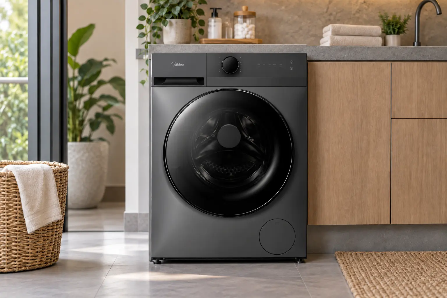 Na Midea, 13kg prioriza capacidade; 11kg destaca o Ciclo Pets
