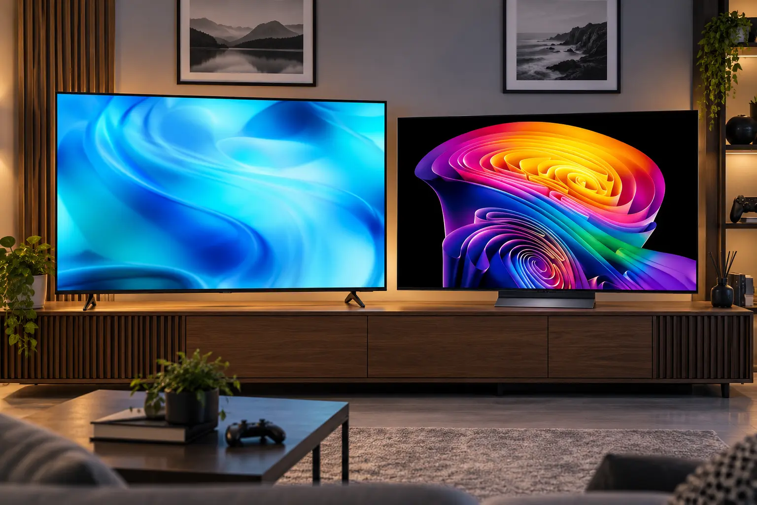 Samsung U8000H ou LG OLED C6: entretenimento ou imagem e jogos
