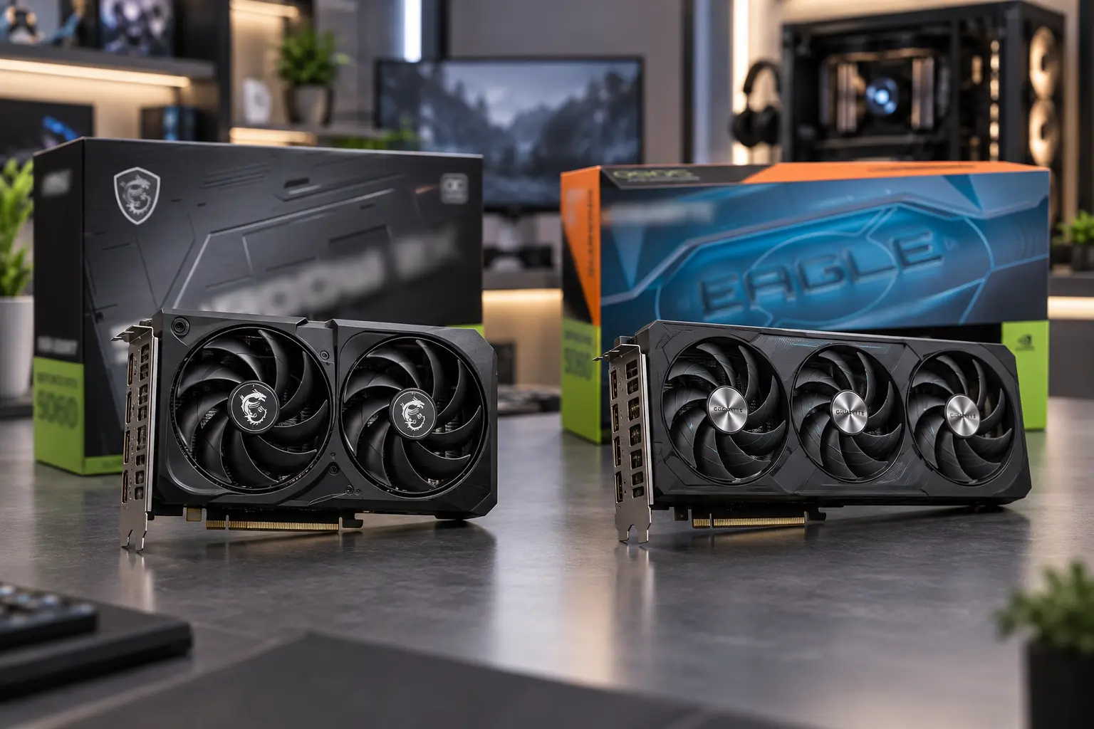 MSI Shadow 2X OC ou Gigabyte Eagle Max OC: refrigeração e construção