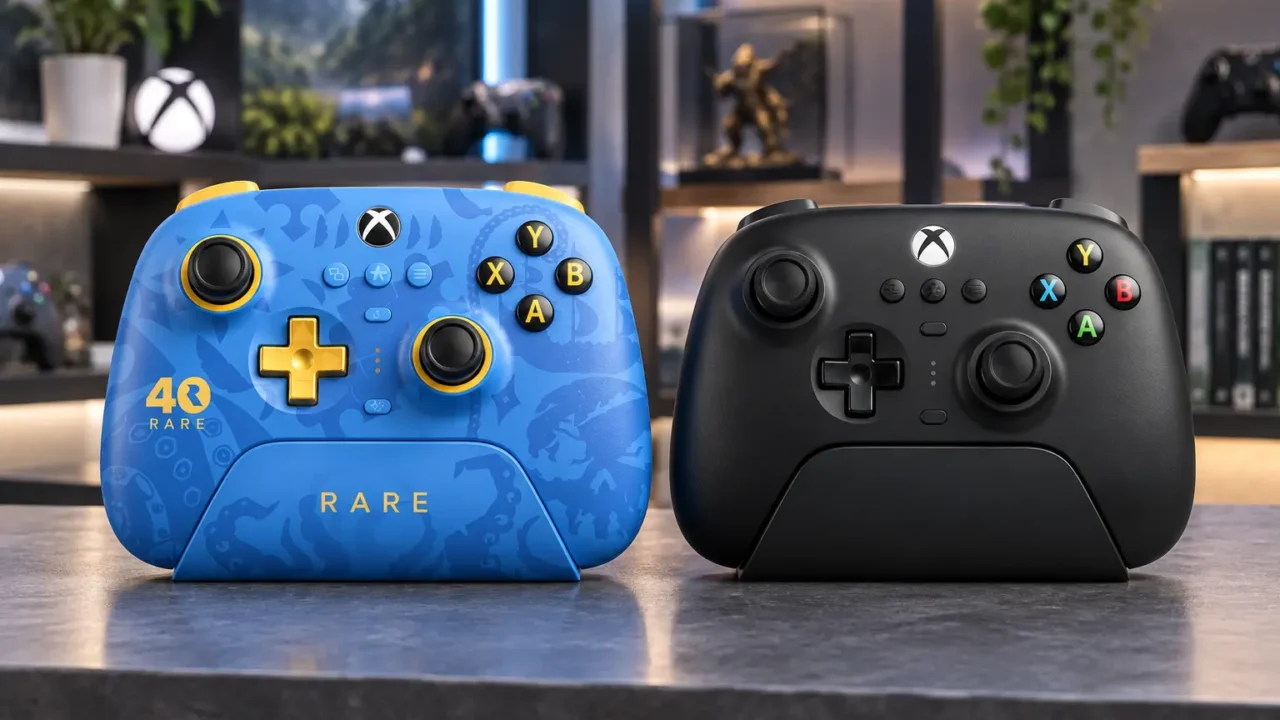 8BitDo Rare ou Black: no Xbox, o que muda é a conexão sem fio