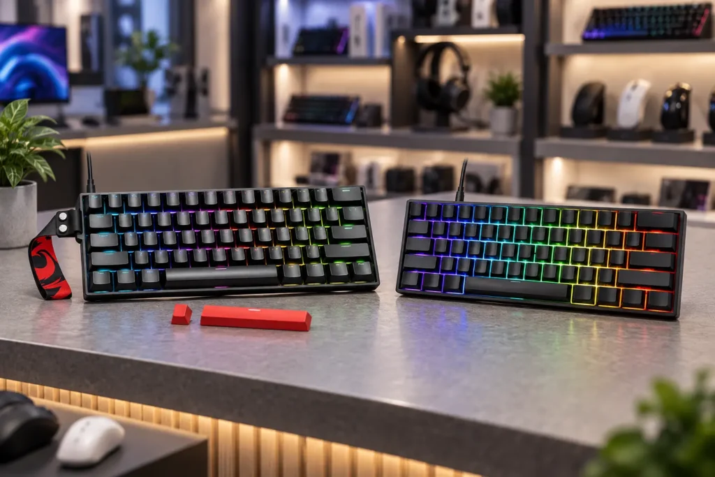 Fun60 Pro e K617 HE têm 8K; a diferença está nas funções por tecla