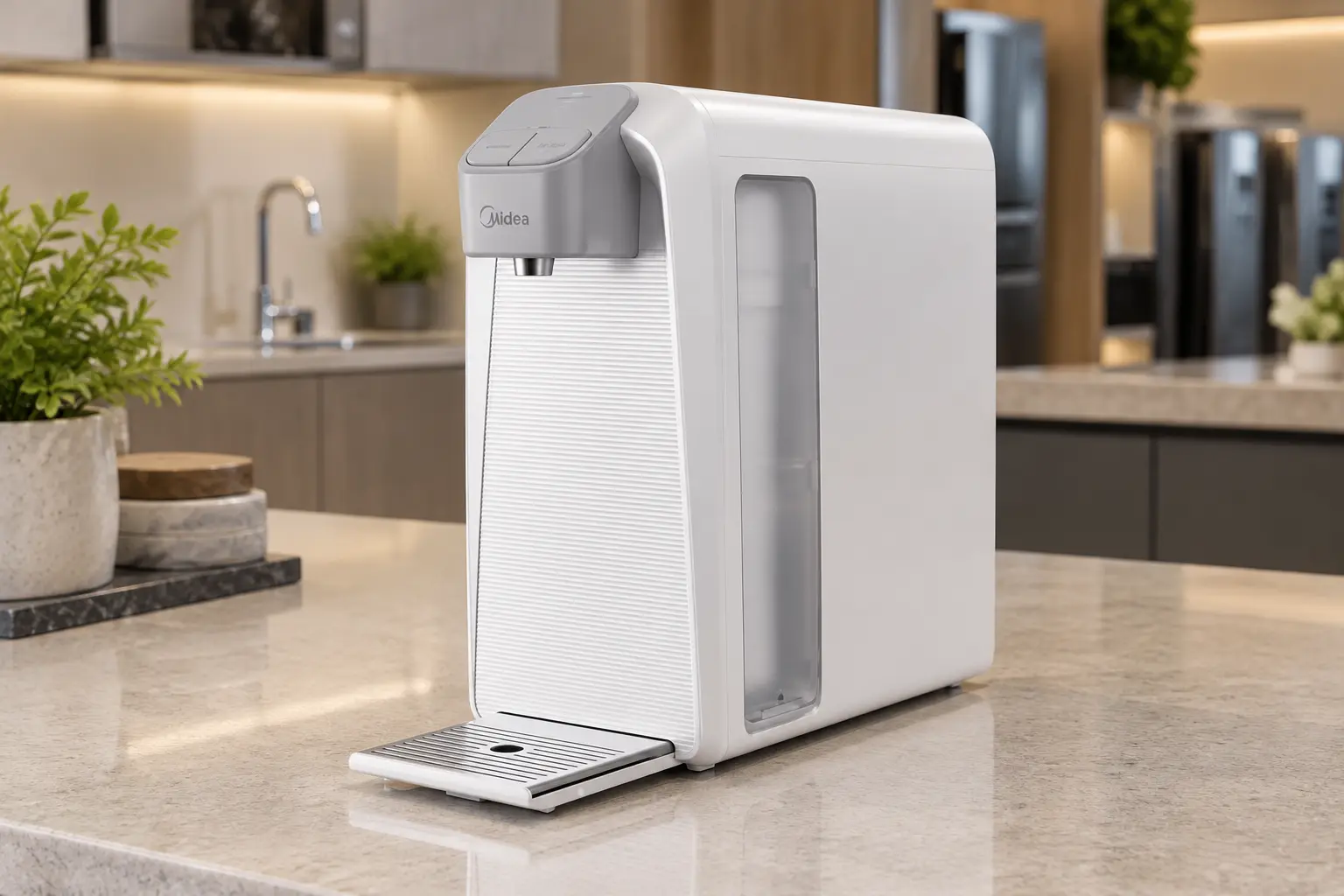 Midea SlimPure Branco ou Cinza: a escolha está no acabamento