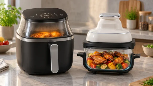 Philips Walita 7,2L ou Kookin 4,2L: capacidade ou recipiente de vidro