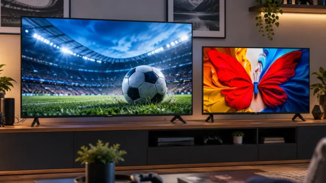 Samsung U8100F 75" ou TCL S5K 43": tamanho e resolução no uso diário