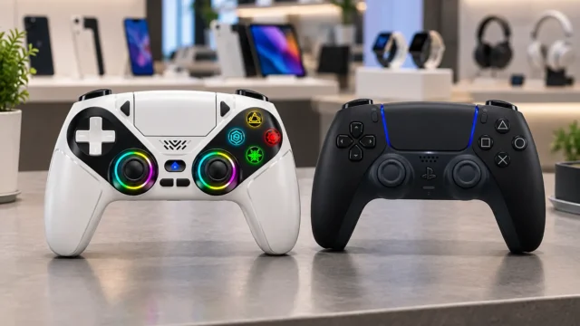 DualSense ou Gamrombo: recursos do PS5 ou macro, turbo e Windows