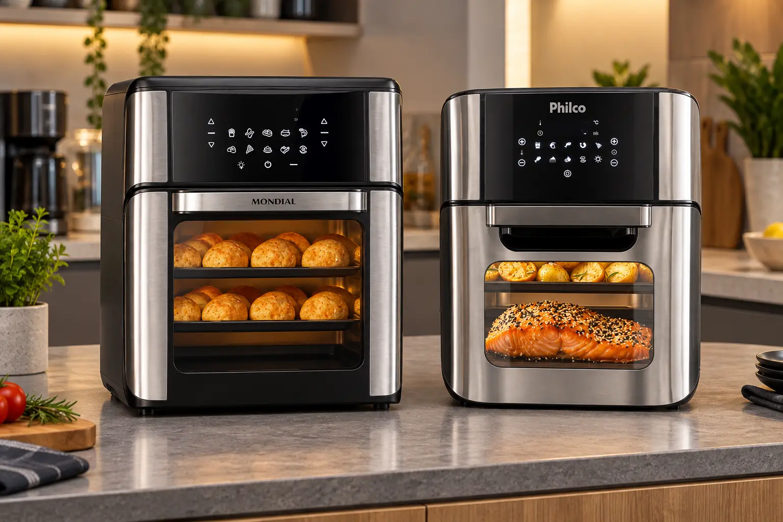 Mondial 12L ou Philco 12L: acessórios e programas no uso diário
